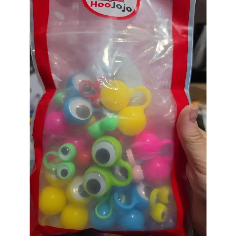 Finger Puppets Toys Set 10 Pcs Large Googly Eyes 10 Pcs Small Colorful NIP